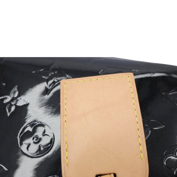 LOUIS VUITTON  Santa Monica Monogram Vernis Leather Shoulder Bag Black - Picture 12 of 16